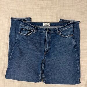 Abercrombie & Fitch Straight Leg Blue Jeans